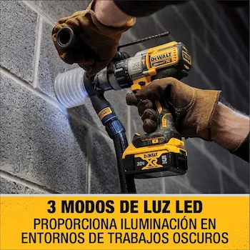 Imagen 5 de DEWALT Taladro Percutor Atornillador Inalámbrico 1/2" (13mm) 20V MAX XR Solo Herramienta DCD996B