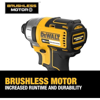 Imagen 2 de DEWALT Driver de Impacto Inalámbrico 20V MAX, Chuck Hexagonal de 1/4 Pulgadas, Kit con Batería y Cargador (DCF787D1)