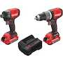 Miniatura de CRAFTSMAN V20 RP CMCK211C2 Kit Combinado de Taladro Inalámbrico y Destornillador de Impacto Rojo con 2 Baterías y Cargador