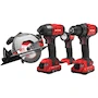Miniatura de CRAFTSMAN V20 Kit de Herramientas Inalámbricas 20V con Taladro Atornillador, Sierra Circular, Atornillador de Impacto, Linterna y 2 Baterías Modelo CMCK401D2