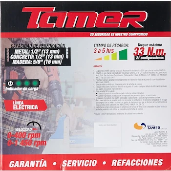 Imagen 3 de Mikels ROIT-20 Rotomartillo Inalámbrico 20V Negro/Rojo con Batería y Cargador