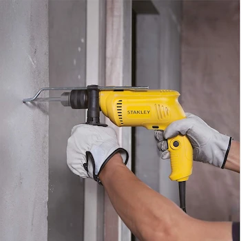 Imagen 2 de Taladro Percutor Stanley SDH600-B3 600W 1/2 Pulgada Amarillo Negro