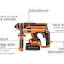 Miniatura de Rotomartillo SDS Plus Inalámbrico Truper PRO ROEI-20A 20V Brushless con Batería de 4 Ah y Cargador