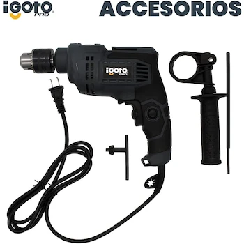 Imagen 2 de Taladro Rotomartillo 700 W Profesional 127 V 60 Hz Broquero ½’’ 13 mm con Mango Auxiliar