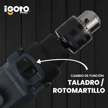 Imagen 2 de Taladro Rotomartillo Truper ROT-850/2 850W 127V 60Hz 7A Broquero 1/2" 13mm con Mango Auxiliar