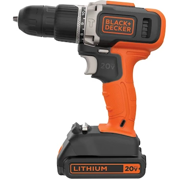 Imagen de referencia para BLACK+DECKER BCD704C1 Taladro Inalámbrico Atornillador 20V Máx con 1 Batería y Cargador