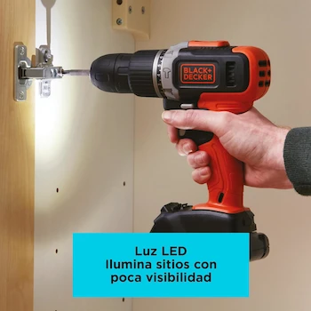 Imagen 5 de BLACK+DECKER BCD704C1 Taladro Inalámbrico Atornillador 20V Máx con 1 Batería y Cargador