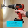 Miniatura de BLACK+DECKER BCD704C1 Taladro Inalámbrico Atornillador 20V Máx con 1 Batería y Cargador