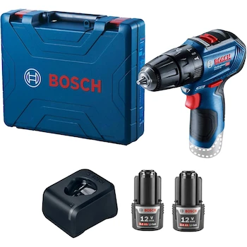 Imagen de referencia para Bosch Rotomartillo GSB 12V-30 3/8" 12V con 2 Baterías y Maletín