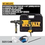 Miniatura de DEWALT Rotomartillo Cincelador SDS Plus 1-1/8" (28mm) Modelo D25134K Amarillo y Negro con Caja de Herramientas