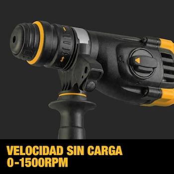 Imagen 3 de DEWALT Rotomartillo Cincelador SDS Plus 1-1/8" (28mm) Modelo D25134K Amarillo y Negro con Caja de Herramientas