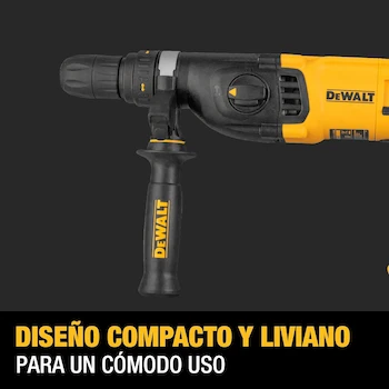 Imagen 5 de DEWALT Rotomartillo Cincelador SDS Plus 1-1/8" (28mm) Modelo D25134K Amarillo y Negro con Caja de Herramientas