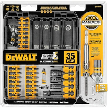Imagen 5 de DEWALT DWA2T35IR Juego de 35 Piezas para Destornillador de Impacto