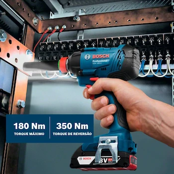 Imagen 2 de Bosch Professional GDX 180-LI Llave de Impacto Inalámbrica Azul 18V