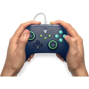 Imagen 2 de Control Alámbrico PowerA para Xbox Series X|S y Xbox One - Mariner Blue