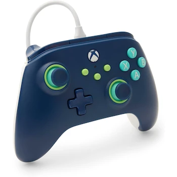 Imagen 3 de Control Alámbrico PowerA para Xbox Series X|S y Xbox One - Mariner Blue