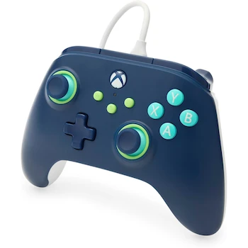 Imagen 5 de Control Alámbrico PowerA para Xbox Series X|S y Xbox One - Mariner Blue