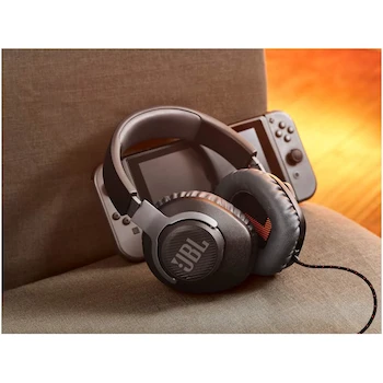 Imagen 2 de JBL Quantum 100 Audífonos Gamer Over Ear con Micrófono Extraíble Negro