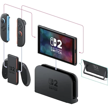 Imagen 3 de Nintendo Switch 2 Console + Mario Kart World Game Bundle - Versión Nacional