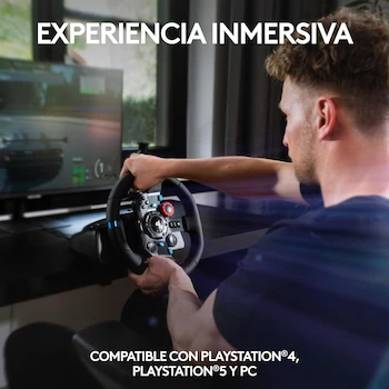 Imagen 3 de Logitech G29 Driving Force Volante de Carreras y Pedales para PS5, PS4, PS3 y PC - Negro