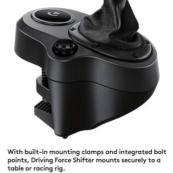 Imagen 5 de Logitech G Driving Force Shifter Palanca de Cambios para Volantes de Carreras G29, G920 y G923 - Negro