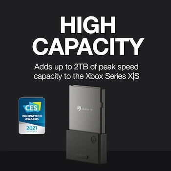 Imagen 4 de Seagate STJR1000400 Tarjeta de Expansión de Almacenamiento SSD NVMe 1TB para Xbox Series X|S, Gris