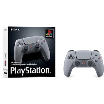 Imagen 4 de Control Inalámbrico Sony DualSense Edición Limitada 30º Aniversario Color Gris para PlayStation 5