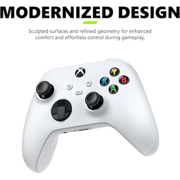 Imagen 3 de Control Inalámbrico Xbox Robot White para Xbox Series X|S, Xbox One y Dispositivos Windows
