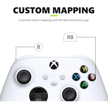 Imagen 5 de Control Inalámbrico Xbox Robot White para Xbox Series X|S, Xbox One y Dispositivos Windows
