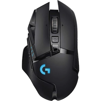 Imagen alusiva al producto Logitech G502 LIGHTSPEED Mouse Gaming Inalámbrico, Sensor HERO 25K, Color Negro