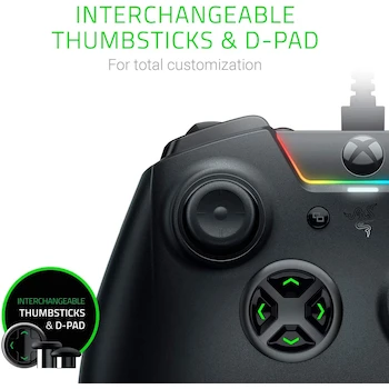 Imagen 2 de Razer Wolverine Ultimate Controlador de Juego con Cable Negro para Xbox One y PC