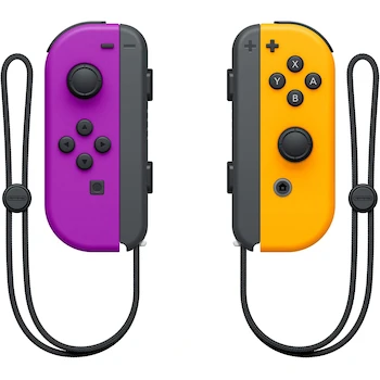 Imagen 2 de Controladores Joy-Con (L/R) para Nintendo Switch en Neon Morado y Neon Naranja