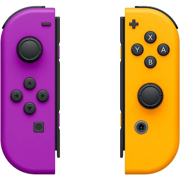 Imagen 3 de Controladores Joy-Con (L/R) para Nintendo Switch en Neon Morado y Neon Naranja