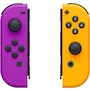Miniatura de Controladores Joy-Con (L/R) para Nintendo Switch en Neon Morado y Neon Naranja