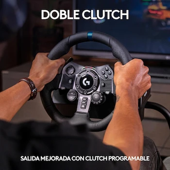 Imagen 4 de Logitech G923 TRUEFORCE Volante de Carreras y Pedales para PS5, PS4, PC y Mac - Negro