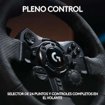 Imagen 5 de Logitech G923 TRUEFORCE Volante de Carreras y Pedales para PS5, PS4, PC y Mac - Negro