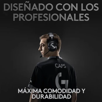 Imagen 2 de Logitech G PRO X Audífonos Inalámbricos Lightspeed Gaming Negro