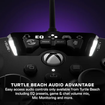Imagen 2 de Control Alámbrico Turtle Beach Recon para Xbox Series X, Xbox Series S, Xbox One y Windows 10 PCs - Negro