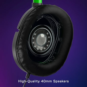 Imagen 4 de Turtle Beach Recon 50X Stereo Gaming Headset for Xbox One, PS4, PC, Mobile Devices with Removable Mic, Black/Green