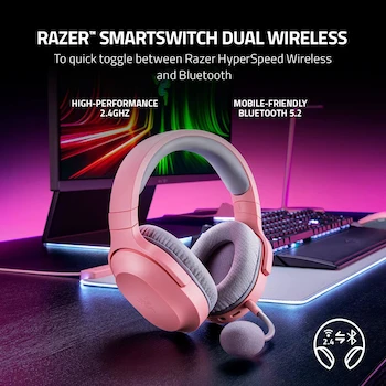 Imagen 2 de Razer Barracuda X Auriculares Inalámbricos para Móvil y Juegos Multiplataforma Edición Quartz