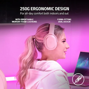 Imagen 3 de Razer Barracuda X Auriculares Inalámbricos para Móvil y Juegos Multiplataforma Edición Quartz
