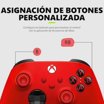 Imagen 5 de Control Inalámbrico Xbox Wireless Controller Pulse Red para Xbox Series X|S, Xbox One y Dispositivos Windows