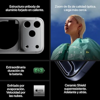 Imagen 4 de iPhone 17 Pro Max 256GB Pantalla 6.9 Pulgadas Naranja Cósmico