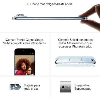 Imagen 4 de iPhone Air 512GB Oro Claro