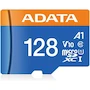Miniatura de ADATA Premier 128GB MicroSDXC UHS-I Memory Card with SD Adapter Black/Blue A1 Class 10 Model AUSDX128GUICL10A1-RA1