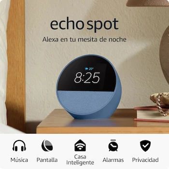 Imagen de referencia para Amazon Echo Spot 2024 Ocean Blue