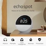 Miniatura de Amazon Echo Spot 2024 Blanco - Despertador Inteligente con Alexa, Modelo B0BFCBKXWL
