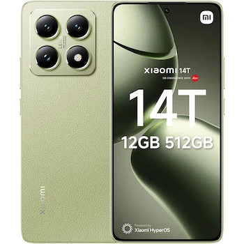Imagen de referencia para Xiaomi 14T Smartphone 12GB RAM 256GB Almacenamiento Verde Limón