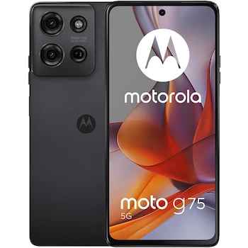 Imagen 1 de Smartphone Motorola Moto G75 5G 8GB RAM 256GB Almacenamiento Color Negro Desbloqueado