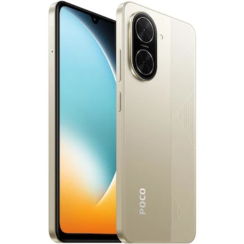 Imagen 3 de Xiaomi POCO C71 Teléfono Móvil Desbloqueado 3+64GB Color Oro